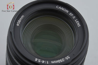 【中古】Canon キヤノン EF-S 55-250mm f/4-5.6 IS