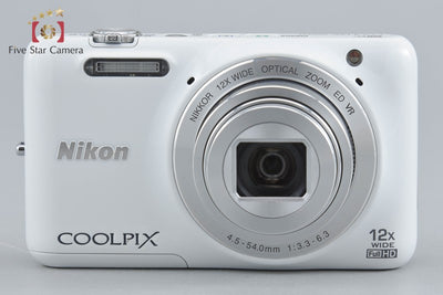 【中古】Nikon ニコン COOLPIX S6600 ナチュラルホワイト コンパクトデジタルカメラ