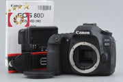 【中古】Canon キヤノン EOS 80D デジタル一眼レフカメラ シャッター回数僅少