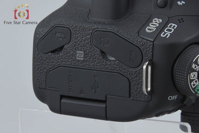 【中古】Canon キヤノン EOS 80D デジタル一眼レフカメラ シャッター回数僅少