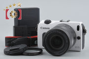 【中古】Canon キヤノン EOS M EF-M 18-55 IS STM レンズキット ホワイト