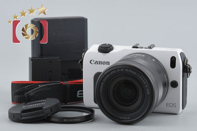 【中古】Canon キヤノン EOS M EF-M 18-55 IS STM レンズキット ホワイト
