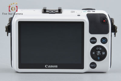 【中古】Canon キヤノン EOS M EF-M 18-55 IS STM レンズキット ホワイト