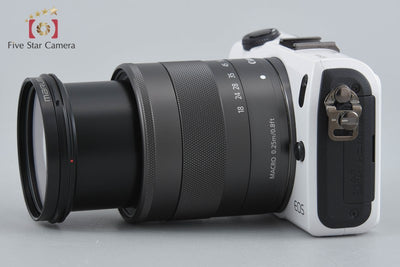 【中古】Canon キヤノン EOS M EF-M 18-55 IS STM レンズキット ホワイト