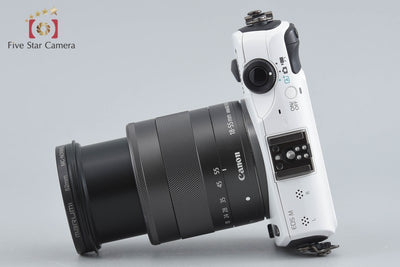 【中古】Canon キヤノン EOS M EF-M 18-55 IS STM レンズキット ホワイト