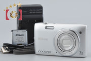 【中古】Nikon ニコン COOLPIX S3400 クリスタルシルバー コンパクトデジタルカメラ