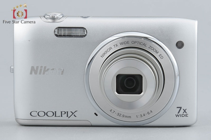 中古】Nikon ニコン COOLPIX S3400 クリスタルシルバー コンパクト