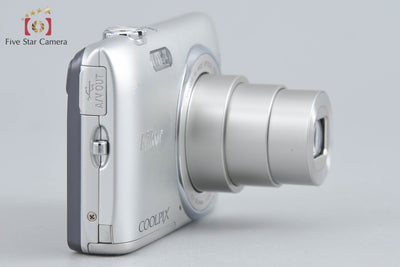 【中古】Nikon ニコン COOLPIX S3400 クリスタルシルバー コンパクトデジタルカメラ