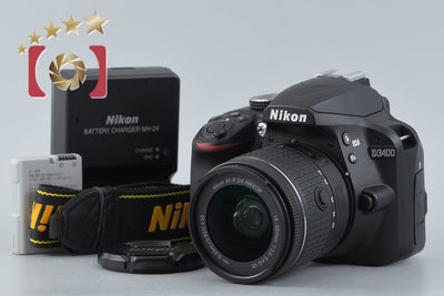 【中古】Nikon ニコン D3400 18-55 VR レンズキット ブラック