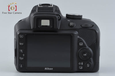 【中古】Nikon ニコン D3400 18-55 VR レンズキット ブラック