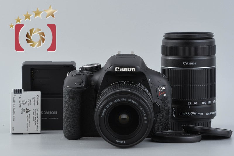 【中古】Canon キヤノン EOS Kiss X5 ダブルズームレンズキット