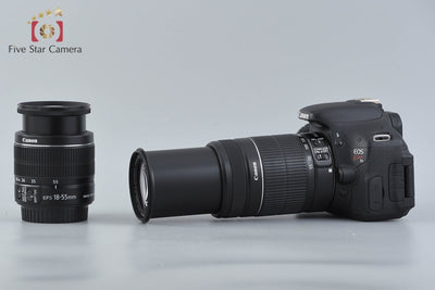 【中古】Canon キヤノン EOS Kiss X5 ダブルズームレンズキット