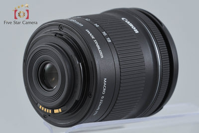 【中古】Canon キヤノン EF-S 10-18mm f/4.5-5.6 IS STM 元箱付き