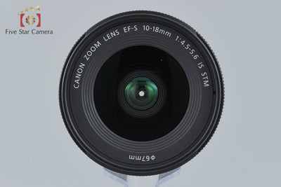 【中古】Canon キヤノン EF-S 10-18mm f/4.5-5.6 IS STM 元箱付き