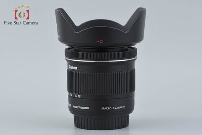 【中古】Canon キヤノン EF-S 10-18mm f/4.5-5.6 IS STM 元箱付き