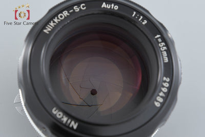 【中古】Nikon ニコン NIKKOR-S.C Auto 55mm f/1.2 Ai改
