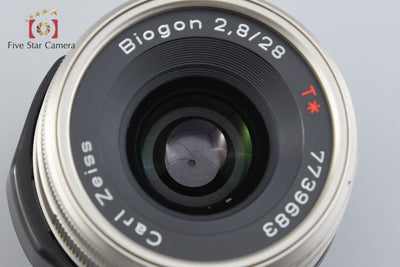 【中古】CONTAX コンタックス Carl Zeiss Biogon 28mm f/2.8 T*