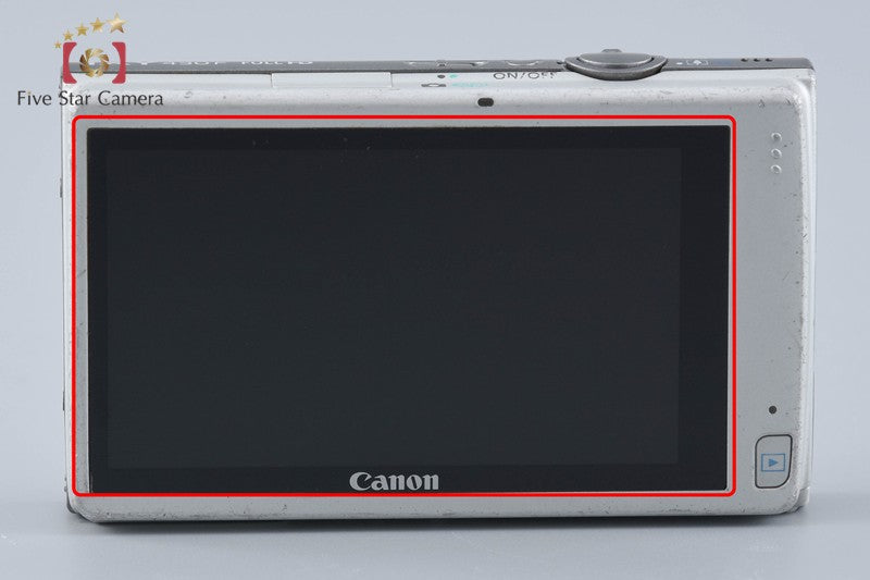 中古】Canon キヤノン IXY 430F シルバー コンパクトデジタルカメラ