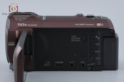 【中古】Panasonic パナソニック HC-V750M ブラウン デジタルハイビジョンビデオカメラ