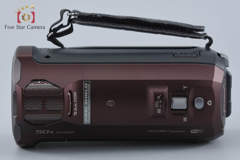 Panasonic HC-V750M ビデオカメラ 5343 中古】Panasonic パナソニック HC-V750M ブラウン デジタル