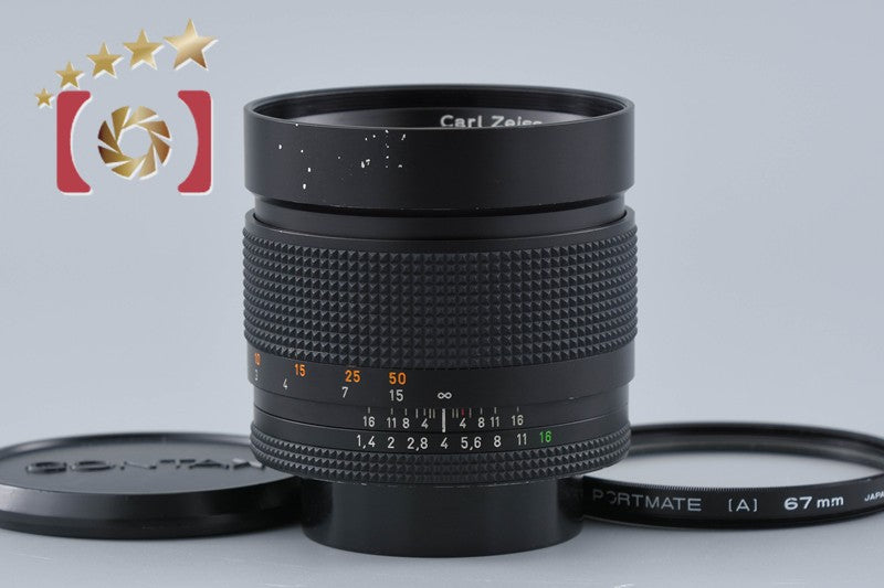 【中古】CONTAX コンタックス Carl Zeiss Planar 85mm f/1.4 T* MMG