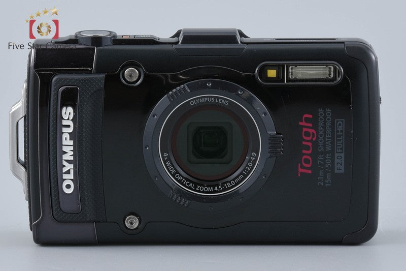 中古】OLYMPUS オリンパス STYLUS TG-2 Tough ブラック 防水デジタル