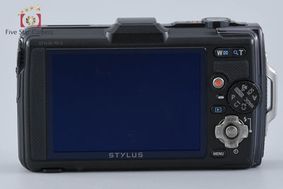 【中古】OLYMPUS オリンパス STYLUS TG-2 Tough ブラック 防水デジタルカメラ シャッター回数僅少