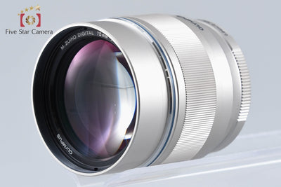 【中古】OLYMPUS オリンパス M.ZUIKO DIGITAL ED 75mm f/1.8 シルバー