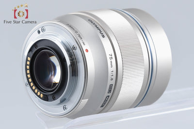 【中古】OLYMPUS オリンパス M.ZUIKO DIGITAL ED 75mm f/1.8 シルバー