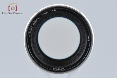 【中古】OLYMPUS オリンパス M.ZUIKO DIGITAL ED 75mm f/1.8 シルバー