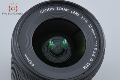 【中古】Canon キヤノン EF-S 10-18mm f/4.5-5.6 IS STM