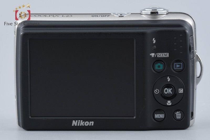 中古】Nikon ニコン COOLPIX L23 シルバー コンパクトデジタルカメラ