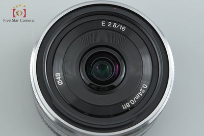 【中古】SONY ソニー E 16mm f/2.8 SEL16F28 + VCL-ECF1 フィッシュアイコンバーター