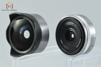 【中古】SONY ソニー E 16mm f/2.8 SEL16F28 + VCL-ECF1 フィッシュアイコンバーター