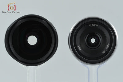 【中古】SONY ソニー E 16mm f/2.8 SEL16F28 + VCL-ECF1 フィッシュアイコンバーター