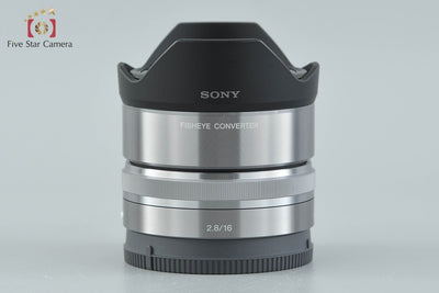 【中古】SONY ソニー E 16mm f/2.8 SEL16F28 + VCL-ECF1 フィッシュアイコンバーター