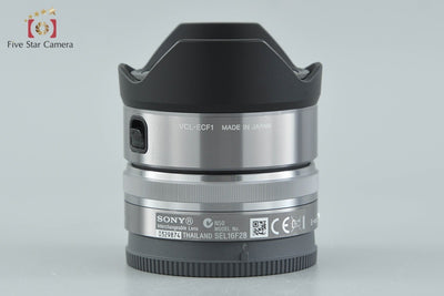 【中古】SONY ソニー E 16mm f/2.8 SEL16F28 + VCL-ECF1 フィッシュアイコンバーター