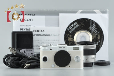 【中古】PENTAX ペンタックス Q-S1 ホワイト ズームレンズキット シャッター回数僅少 元箱付き