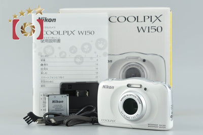 【中古】Nikon ニコン COOLPIX W150 ホワイト コンパクトデジタルカメラ 元箱付き