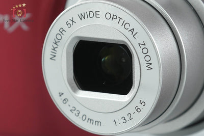 【中古】Nikon ニコン COOLPIX A10 レッド コンパクトデジタルカメラ 元箱付き