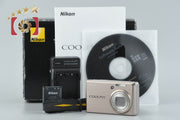 【中古】Nikon ニコン COOLPIX S600 ピンクゴールド コンパクトデジタルカメラ 元箱付き