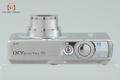 【中古】Canon キヤノン IXY Digital 70 シルバー コンパクトデジタルカメラ