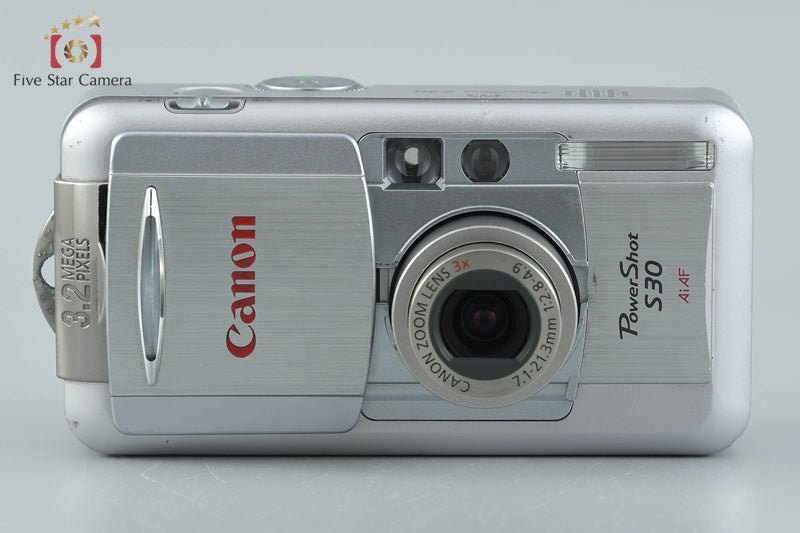 中古】Canon キヤノン PowerShot S30 ラベンダーシルバー コンパクト