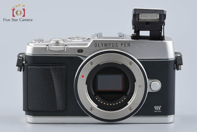 【中古】OLYMPUS オリンパス PEN E-P5 シルバー 14-42mm レンズキット シャッター回数僅少