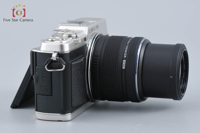 【中古】OLYMPUS オリンパス PEN E-P5 シルバー 14-42mm レンズキット シャッター回数僅少