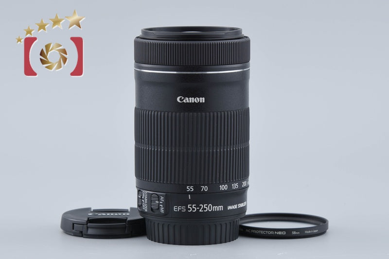 【中古】Canon キヤノン EF-S 55-250mm f/4-5.6 IS STM