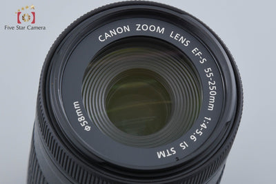 【中古】Canon キヤノン EF-S 55-250mm f/4-5.6 IS STM