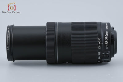 【中古】Canon キヤノン EF-S 55-250mm f/4-5.6 IS STM