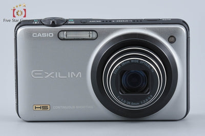 【中古】CASIO カシオ HIGH SPEED EXILIM EX-ZR10 シルバー コンパクトデジタルカメラ 元箱付き