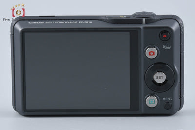 【中古】CASIO カシオ HIGH SPEED EXILIM EX-ZR10 シルバー コンパクトデジタルカメラ 元箱付き